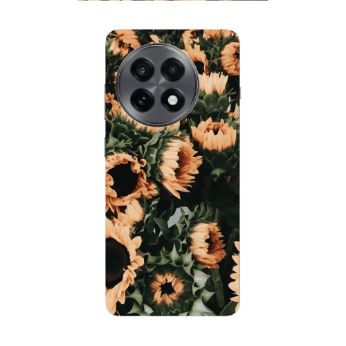 Oneplus 13 5G Sunflowers Transparent Silicone TPU Θήκη